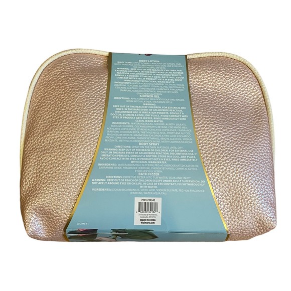 Romantic Florals 5 Piece Magnolia Bath Spa Gift Set New in Bag - Picture 3 of 6